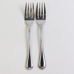 Set of 2 Pfaltzgraff Addison Stainless Steel Salad Forks