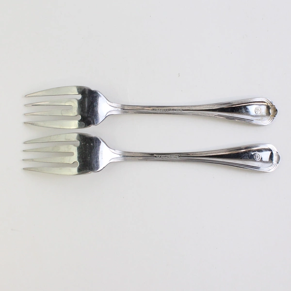 Set of 2 Pfaltzgraff Addison Stainless Steel Salad Forks