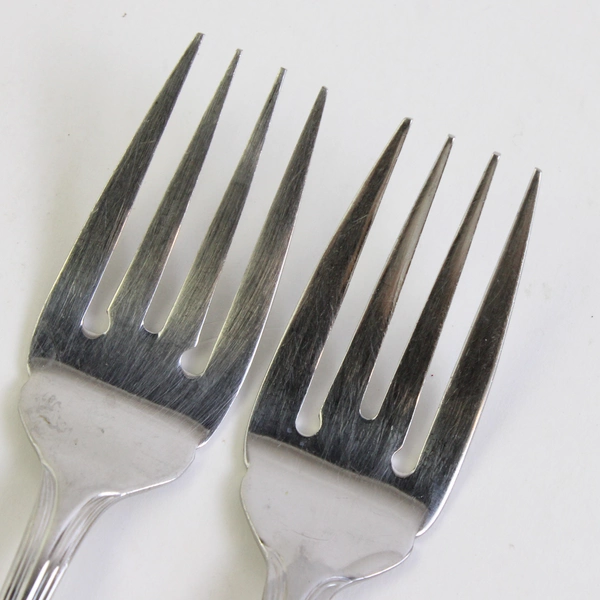 Set of 2 Pfaltzgraff Addison Stainless Steel Salad Forks