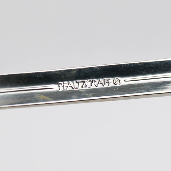 Lot Of 2 Pfaltzgraff Ellington (Stainless) Flatware Serving Fork & Slotted Spoon