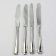 Set of 4 Pfaltzgraff Addison Stainless Steel Dinner Knives