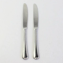 Set of 2 Pfaltzgraff Addison Stainless Steel Dinner Knives