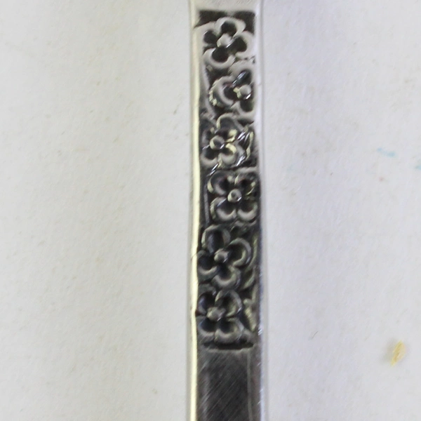 VTG Set of 5 International Silver Evangeline Stainless Steel Teaspoons