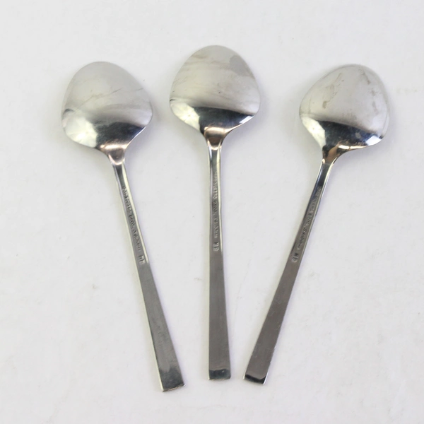 VTG Set of 3 International Silver Evangeline Stainless Steel Sugar Spoons