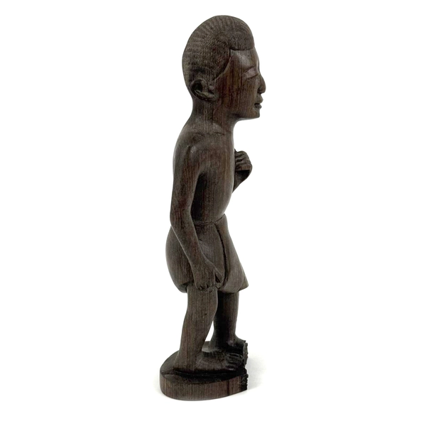Hand Carved Wood Male African Figurine 8.25 Inch