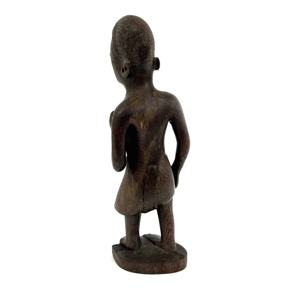 Hand Carved Wood Male African Figurine 8.25 Inch