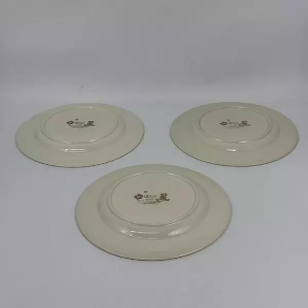 Set of 3 Mikasa Teddy Dinner Plates 10 Inch