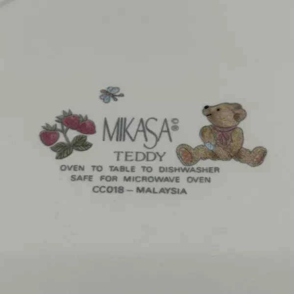 Set of 3 Mikasa Teddy Dinner Plates 10 Inch