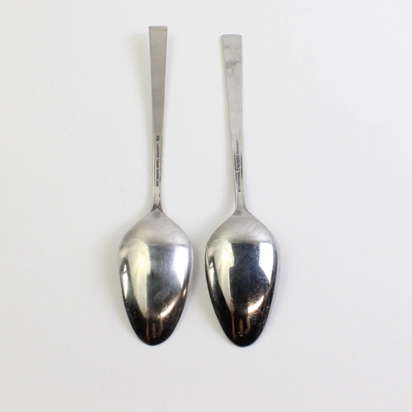 VTG Set of 2 International Silver Evangeline Stainless Steel Serving Spoons