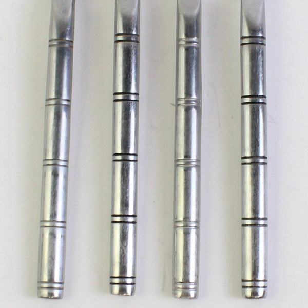 Lot Of 4 Hampton Silversmiths HSV119 (Stainless) Flatware Individual Salad Forks