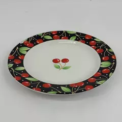 1994 Mary Engelbreit Cherries Sakura At Home  8 1/4 inch Salad Plate