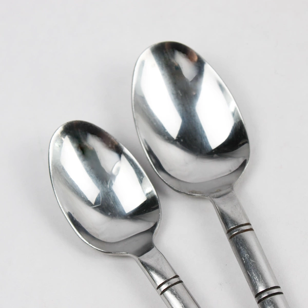 Lot Of 4 Hampton Silversmiths HSV119 (Stainless) Flatware 3 Soup Spoons & 1 Tea