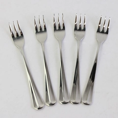 Lot Of 5 Retroneu Jamestown (Stainless) Flatware Cocktail/Seafood Forks