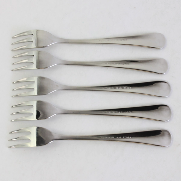 Lot Of 5 Retroneu Jamestown (Stainless) Flatware Cocktail/Seafood Forks