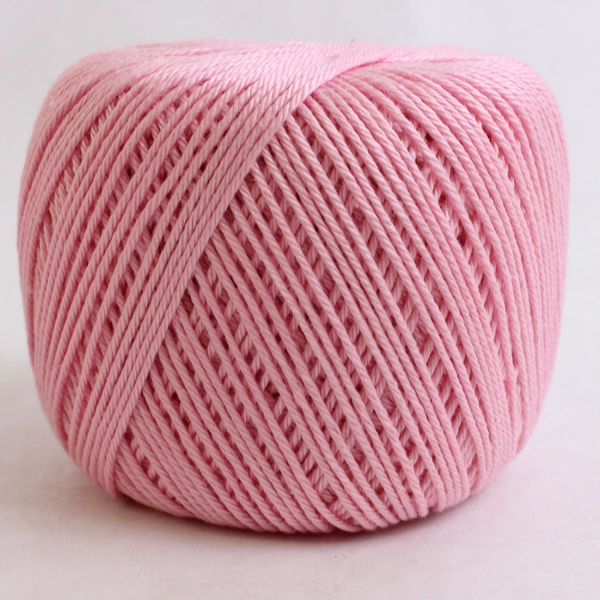 Lot of 6 White Horse Mercerized Twisted Cotton Yarn Skeins Pink