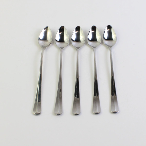 Lot Of 5 Retroneu Jamestown (Stainless) Flatware Iced Tea Spoons