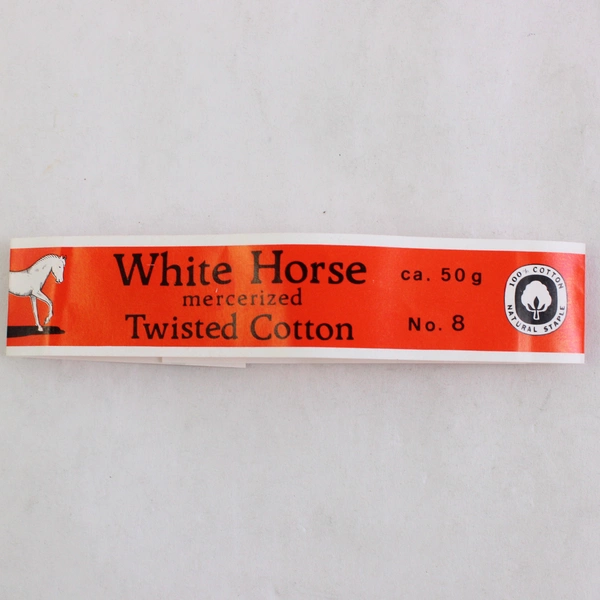 Lot of 6 White Horse Mercerized Twisted Cotton Yarn Skeins Light Pink