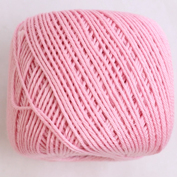 Lot of 6 White Horse Mercerized Twisted Cotton Yarn Skeins Light Pink