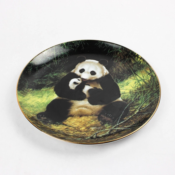 W.S. George Last of Their Kind Panda First Issue Collector's Plate 1988