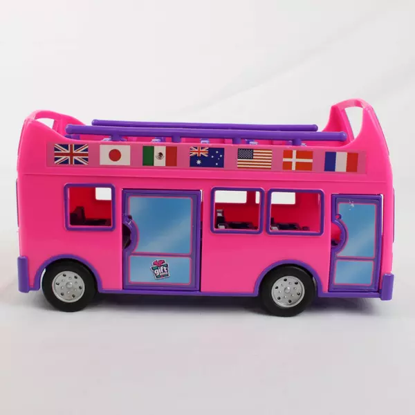 Jakks Pacific Double Decker Bus Toy Vehicle