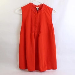 A New Day Orange Sleeveless Blouse Women's Size Large