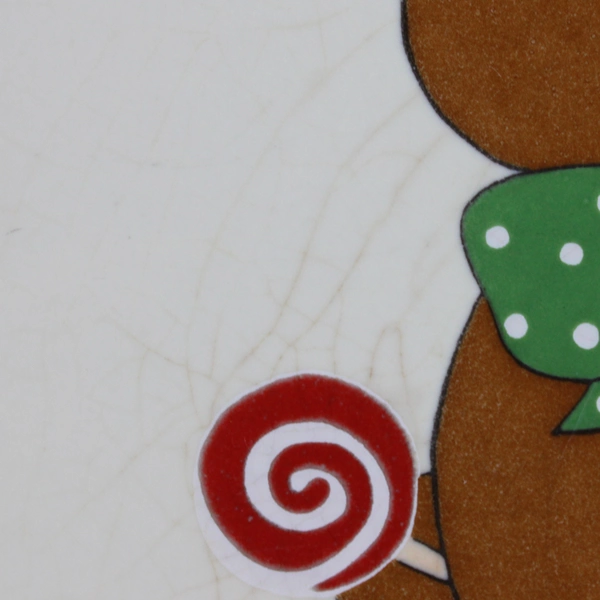 Lot Of 2 Mikasa Teddy Bear Pattern Ceramic Child's Plate 8.25" CC004