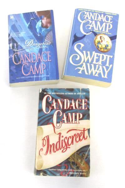 3 Candace Camp Historical Romance Books Indiscreet A Dangerous Man Swept Away