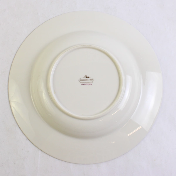 Franciscan Fine China Mariposa Pattern Rim Soup Bowl 8.25" Diameter