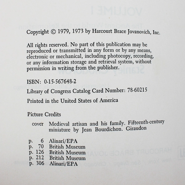 The Other Side of Western Civilization Readings in Everyday Life Vol 1 1979 PB