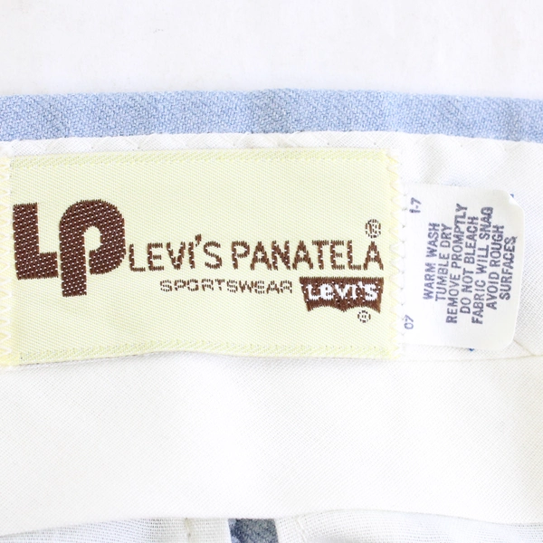 Vintage Levi's Panatela Sky Blue Dress Pants Men's Size 34x30