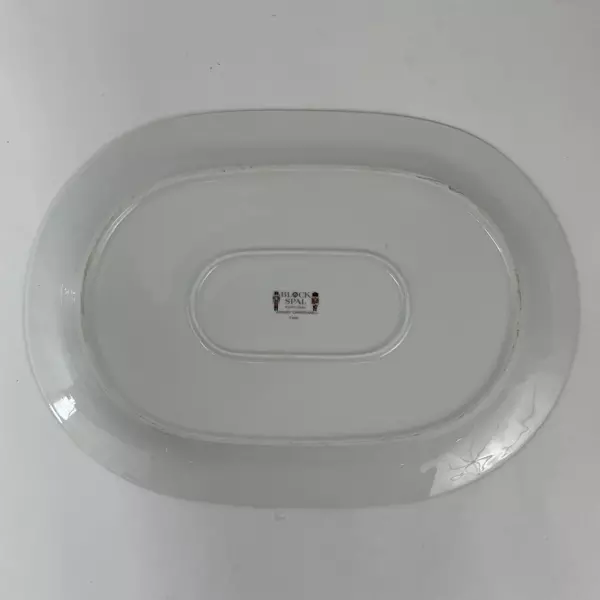 Block Spal Portugal Whimsy Christmas Large Platter 1992 16"x11.5" Gifts