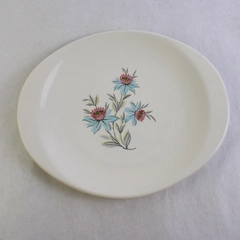 Steubenville Pottery Co USA Fairlane Pattern 11.5" Oval Serving Platter