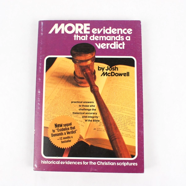 Vintage More Evidence That Demands a Verdict Compiled by Josh McDowell 1975 PB
