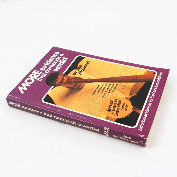 Vintage More Evidence That Demands a Verdict Compiled by Josh McDowell 1975 PB
