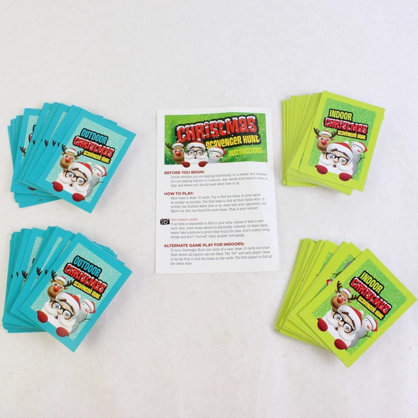 Outset Christmas Scavenger Hunt Family Game Complete