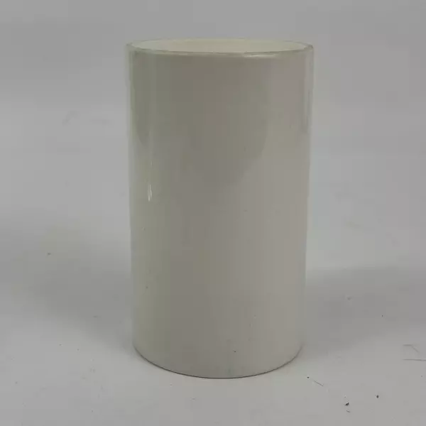 Vtg Sadler England Handmade Porcelain Vase White Flowers Blue Leaves Signed