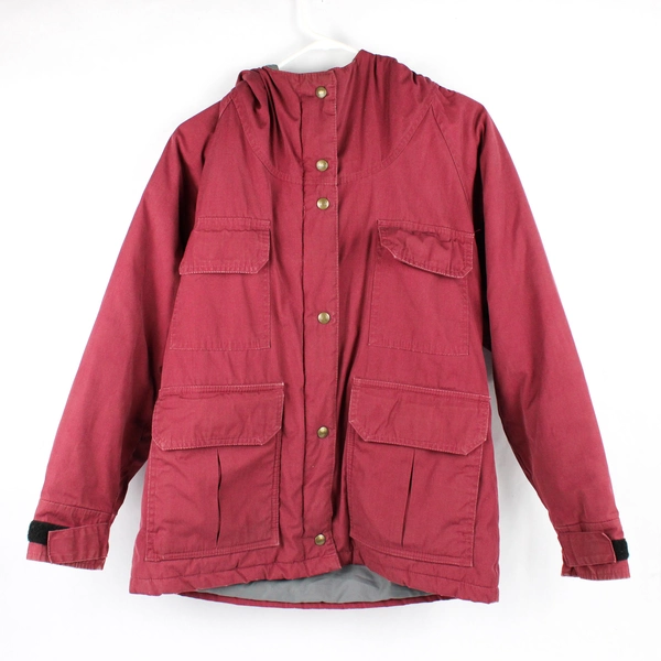 REI Dark Red Snap Button Jacket Women's Size 10