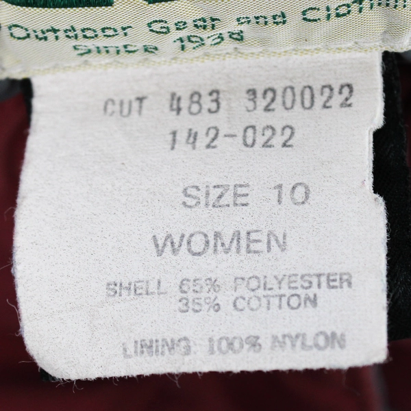 REI Dark Red Snap Button Jacket Women's Size 10