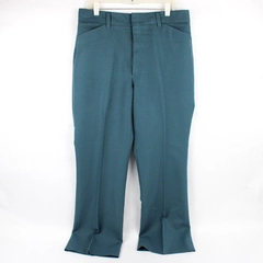 Vintage Farah Solid Blue Dress Pants Men's Size 34"x29"