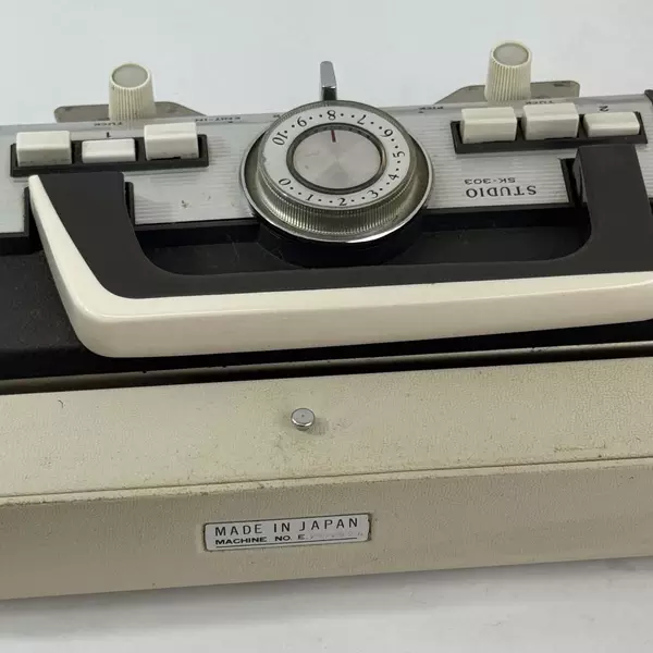 Studio Model SK 303 Knitting Machine with Accessories Case and Manual