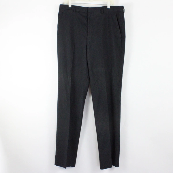 J. Ferrar Black Pinstripe Slim Fit Dress Pants Men's Size 36x34