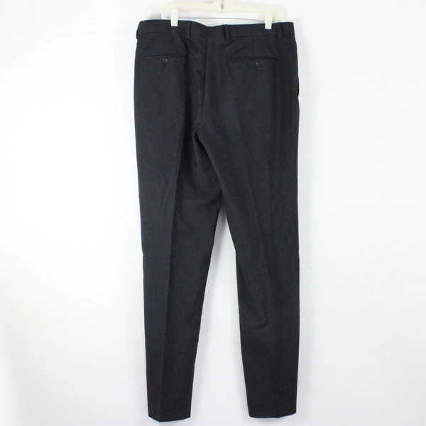 J. Ferrar Black Pinstripe Slim Fit Dress Pants Men's Size 36x34