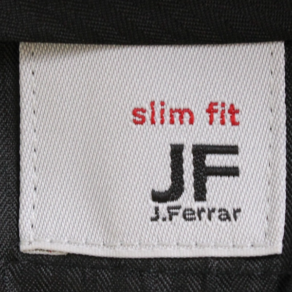 J. Ferrar Black Pinstripe Slim Fit Dress Pants Men's Size 36x34