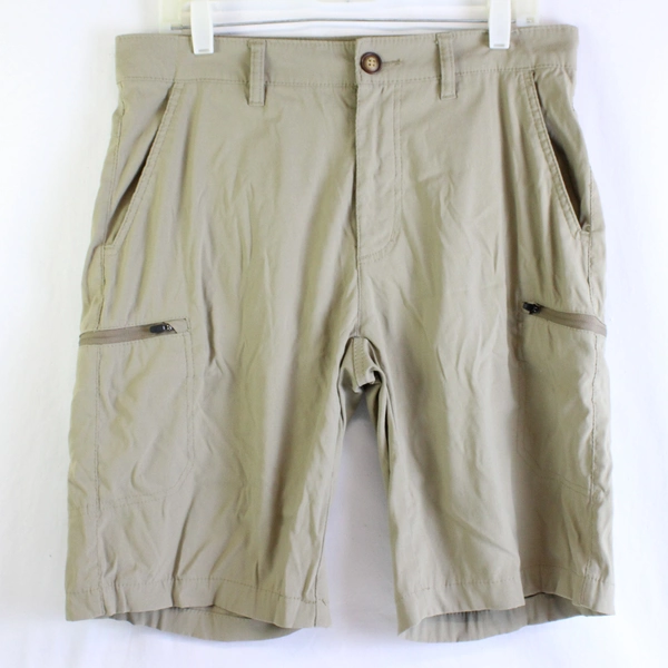 Unionbay Tech Beige Classic Fit Cargo Shorts Men's Size 33