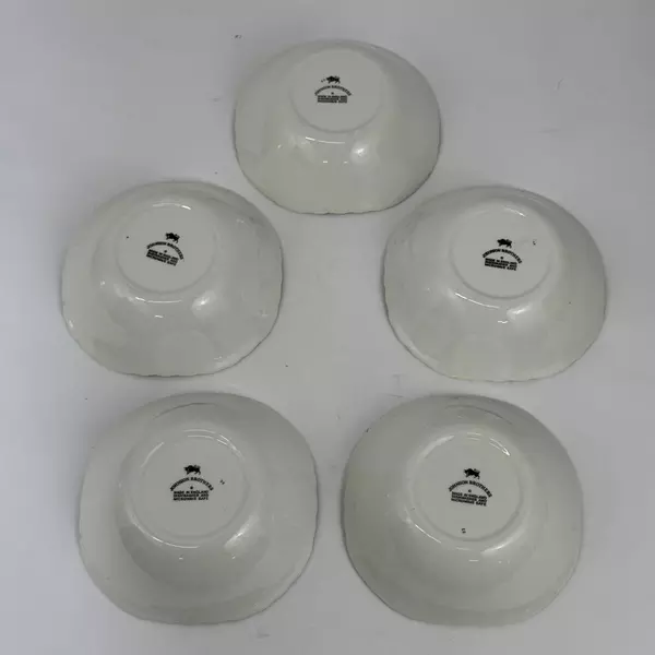 Set Of 5 Johnson Brothers Melody Floral Cereal Bowls 6 Inch