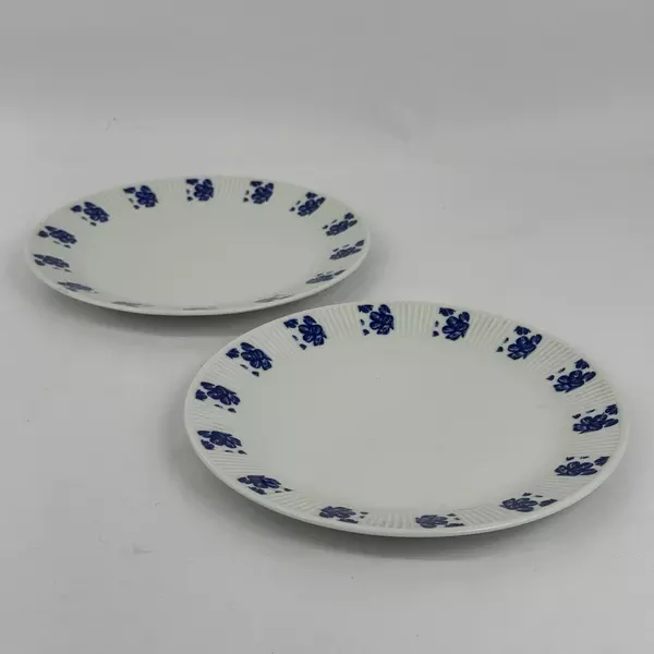Lot Of 2 Lillien Porzellan Azur Dinner Plates 9.5 Inch