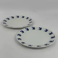 Lot Of 2 Lillien Porzellan Azur Dinner Plates 9.5 Inch