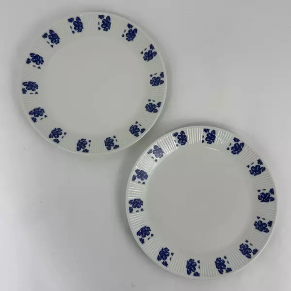 Lot Of 2 Lillien Porzellan Azur Dinner Plates 9.5 Inch