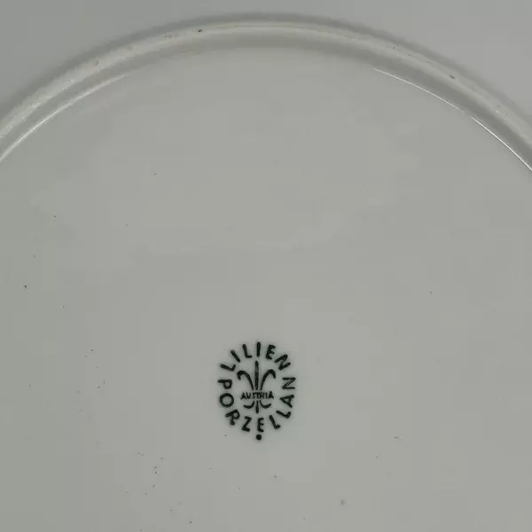 Lot Of 2 Lillien Porzellan Azur Dinner Plates 9.5 Inch