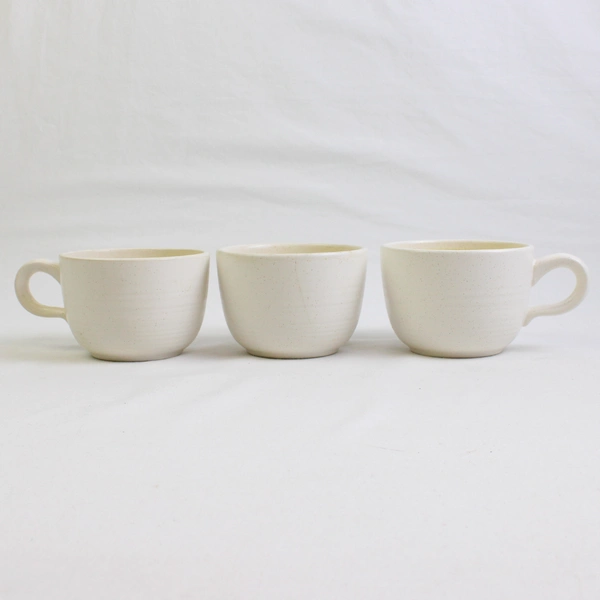 Lot Of 3 Franciscan Hacienda Gold (USA, Ceramic) Pattern Flat Cups 2.75" Tall